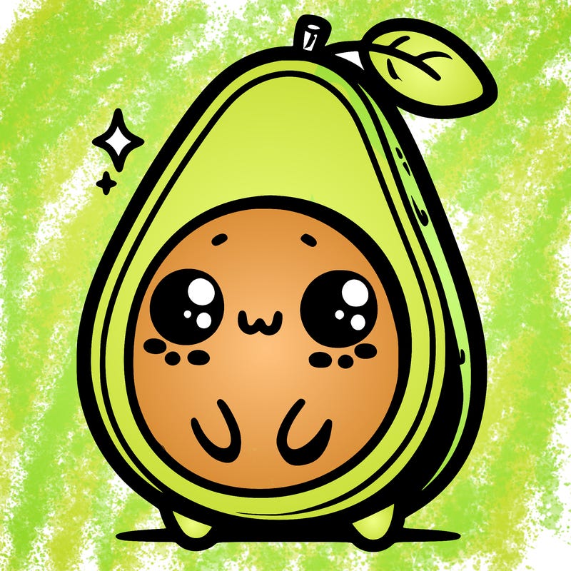 cute avocado