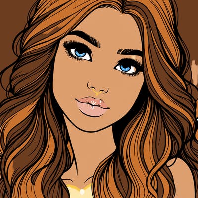 beautiful realistic girl