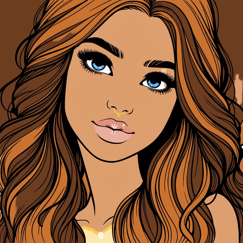 beautiful realistic girl