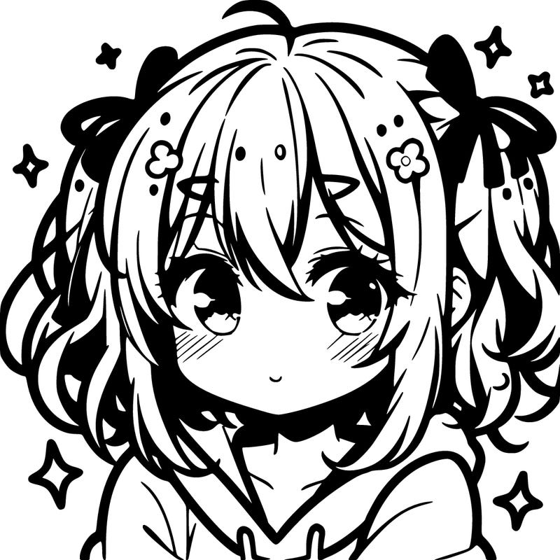 anime cute girl (blush needed)