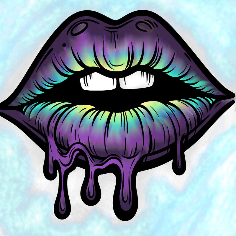 lips that look realistic and drip