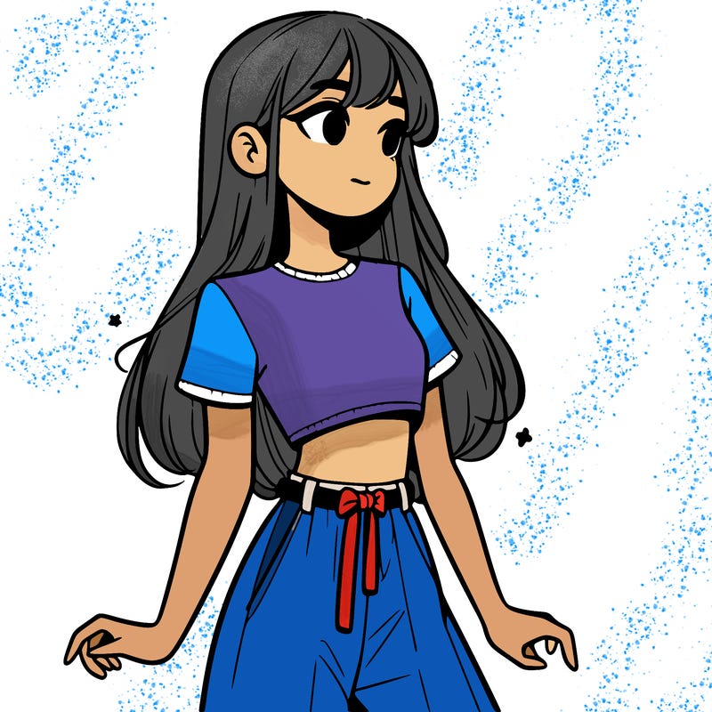 girl in a cute crop top