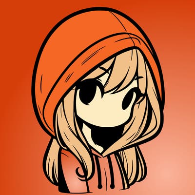 girl with medium length hair wearing a hoodie