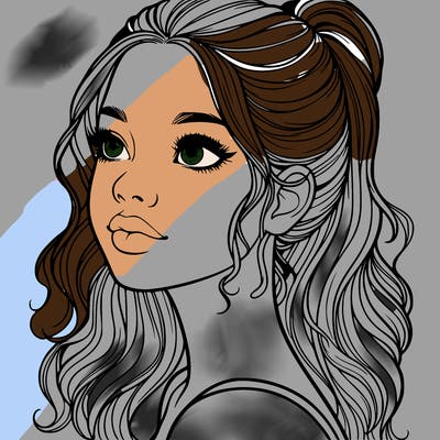 beautiful realistic girl