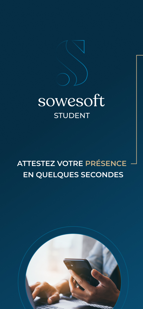 SoWeSoft Student App-Oberfläche zur digitalen Anwesenheitsprüfung und mobilen Unterschriften