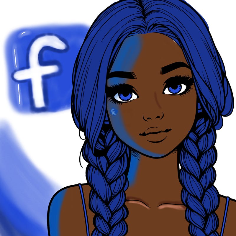 realistic girl with braids