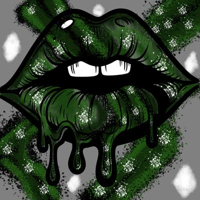 lips that look realistic and drip