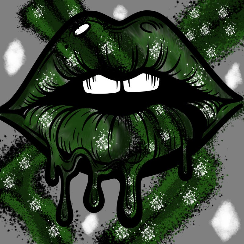 lips that look realistic and drip