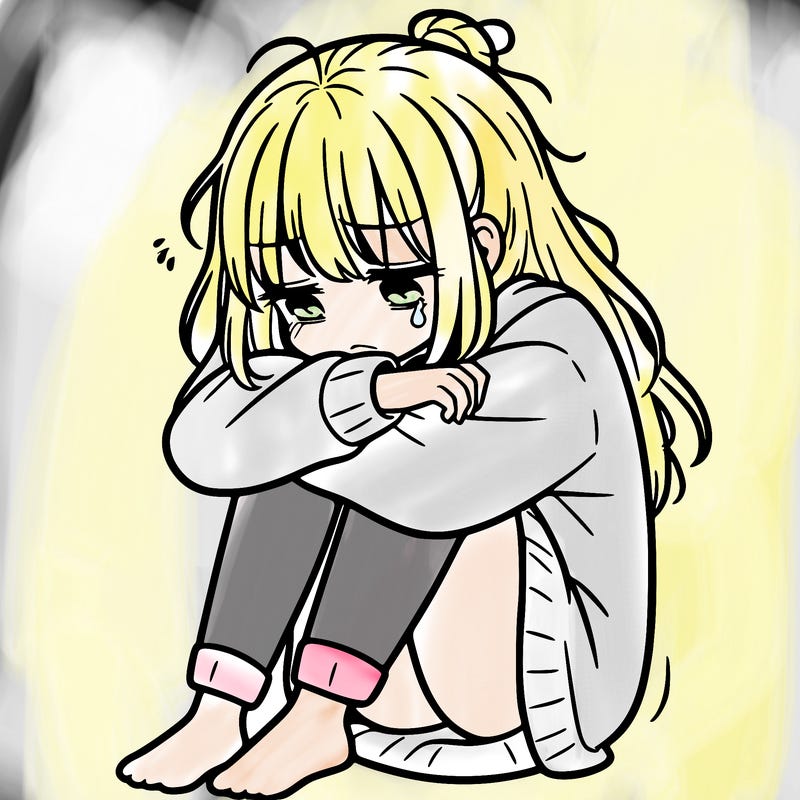 depressed girl