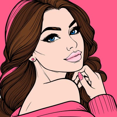 realistic pretty woman