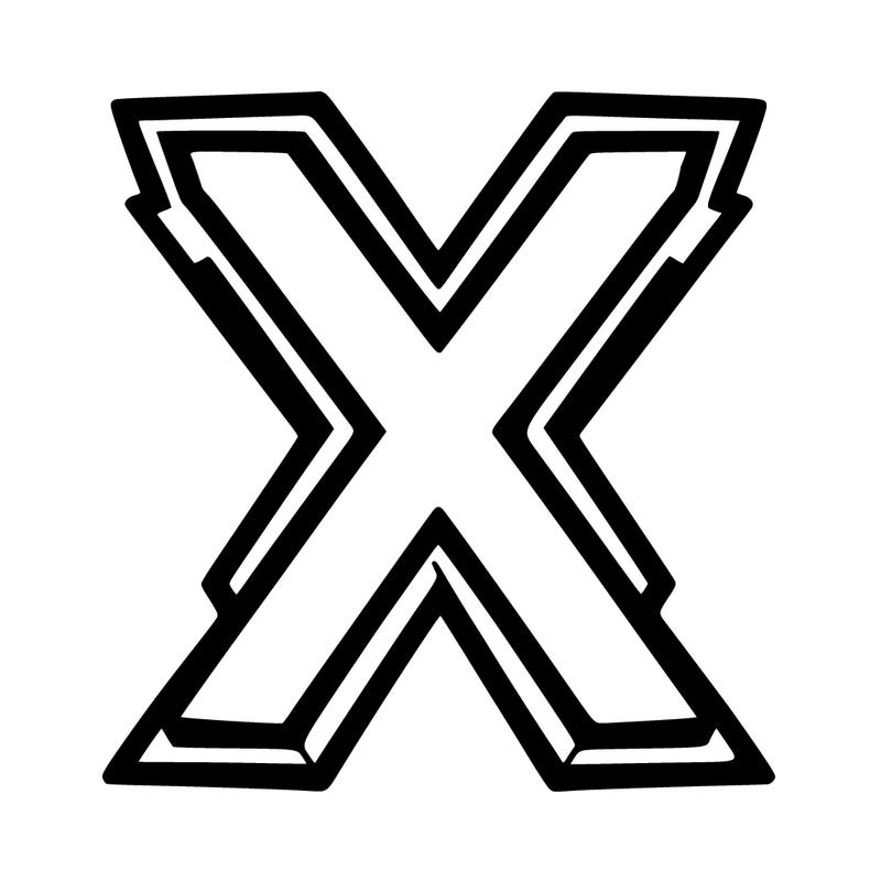 x logo