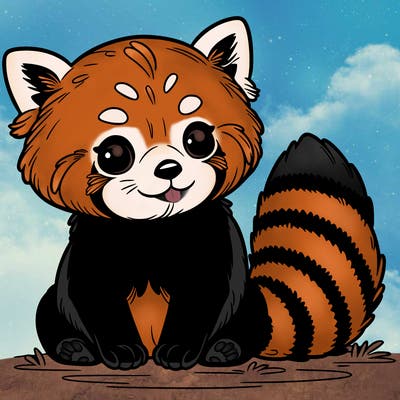 red panda