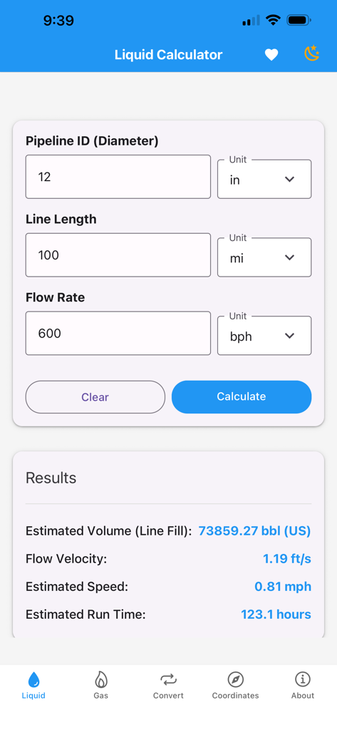 PipeCalc Pro App - Utilities App | MWM
