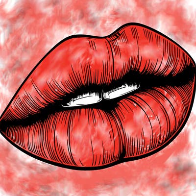 realistic lips