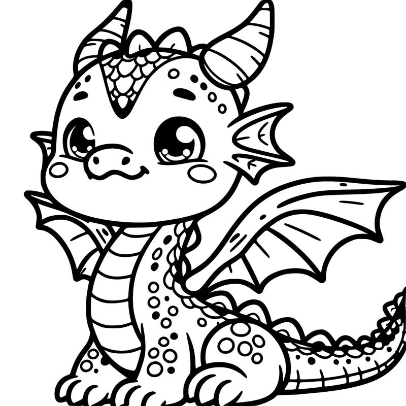 cute baby dragon