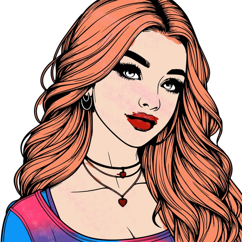 detailed realistic girl