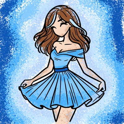 woman in skirt