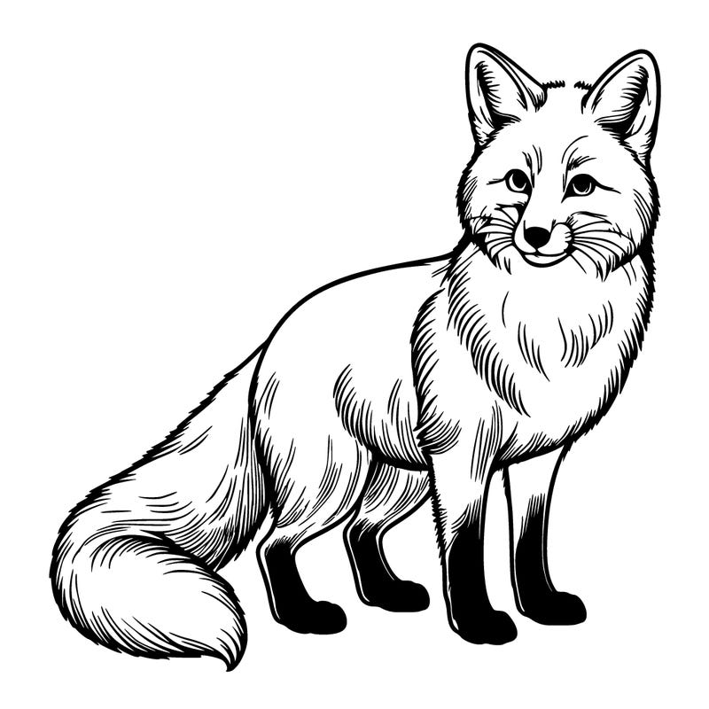 realistic fox