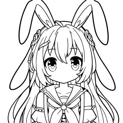 bunny anime girl