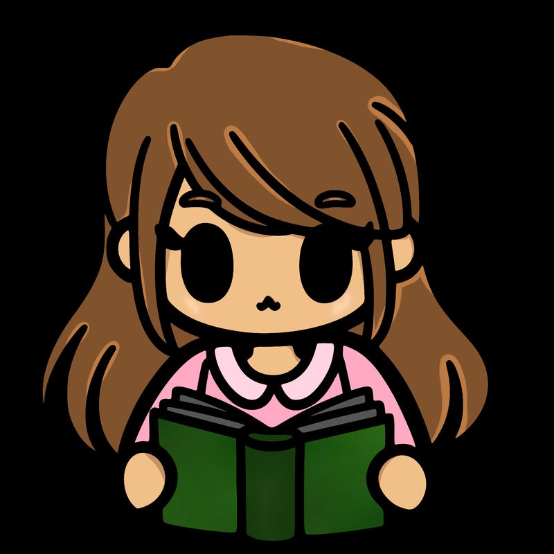 girl with book