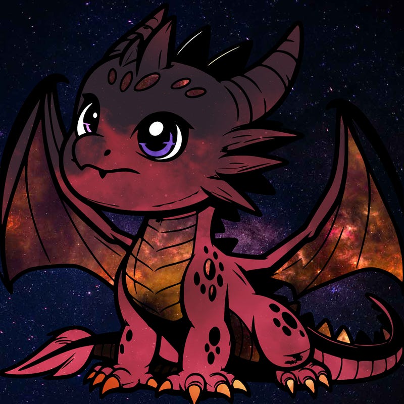 fierce baby night dragon