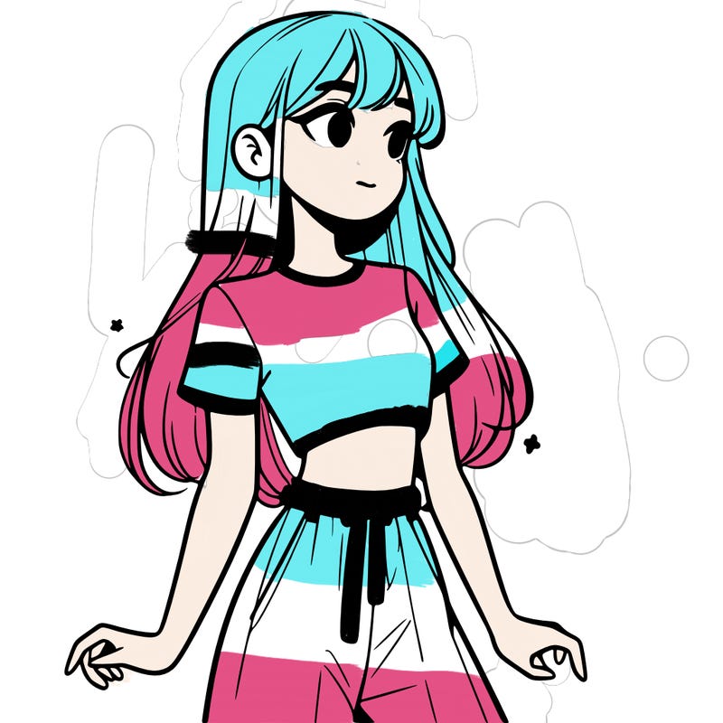 girl in a cute crop top