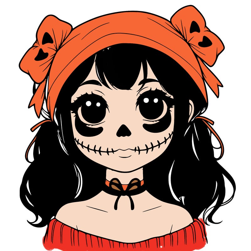 realistic girl halloween