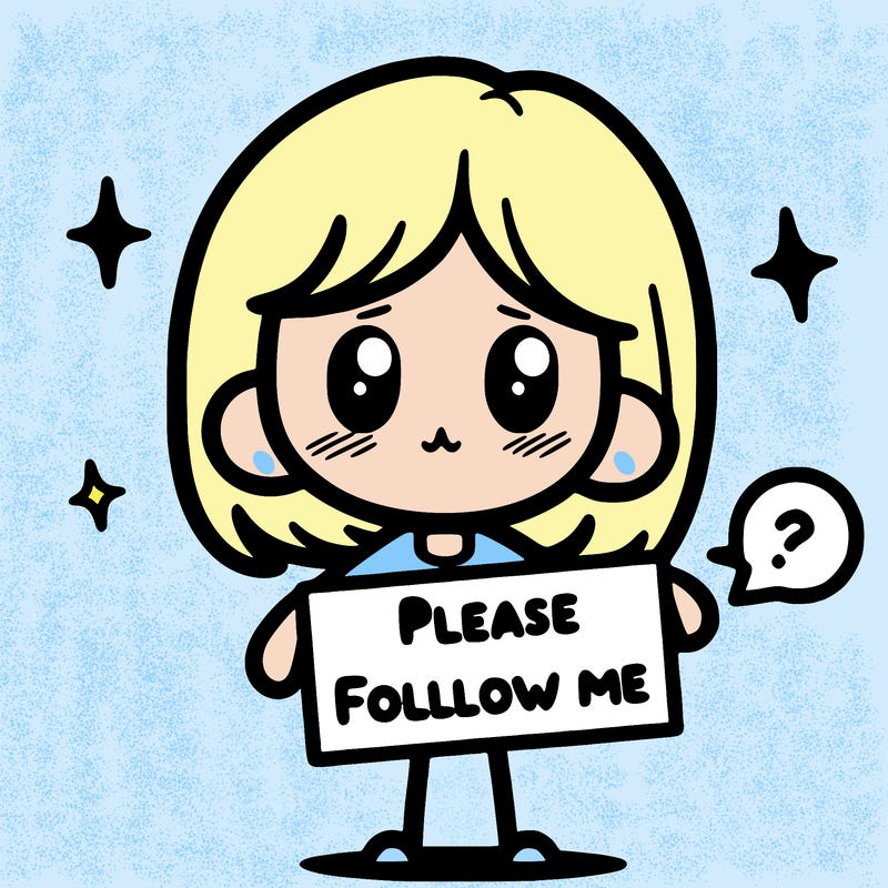 please follow me