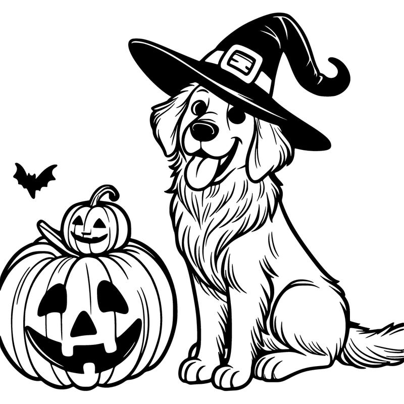 halloween golden retriever