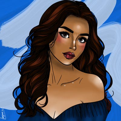 beautiful realistic girl