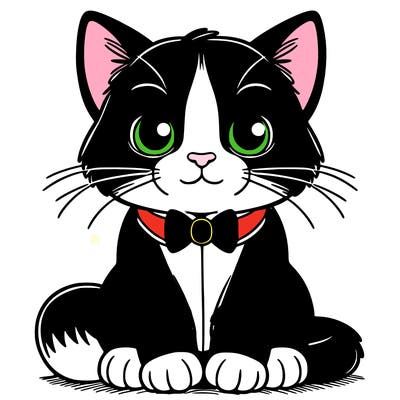 tuxedo cat
