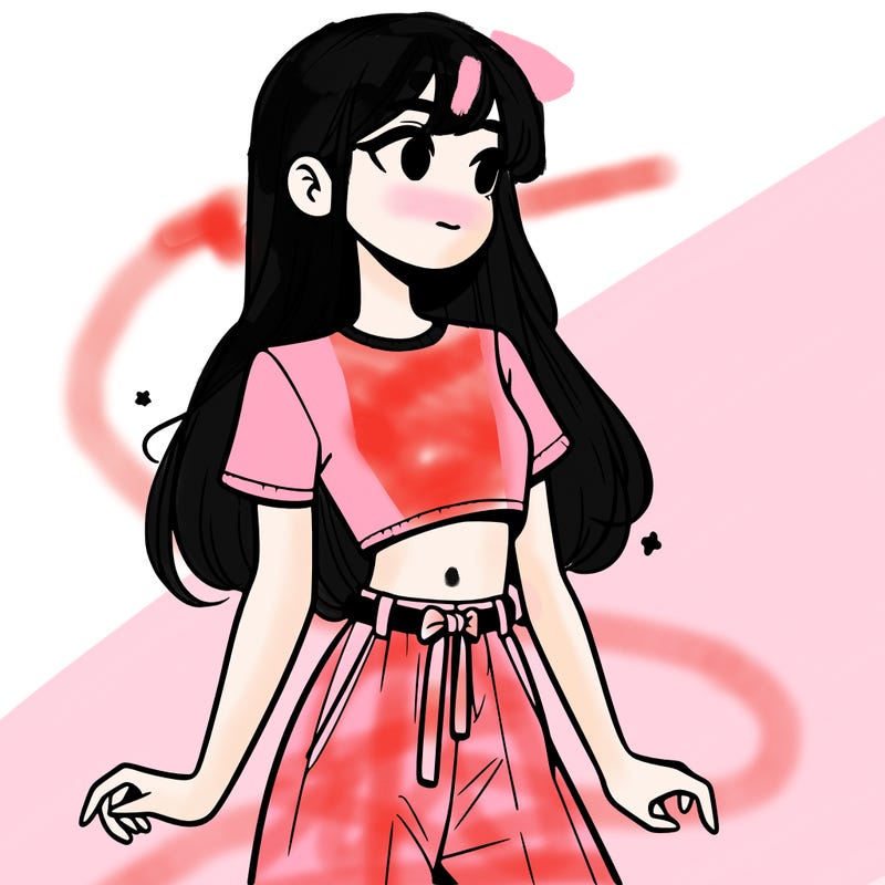 girl in a cute crop top