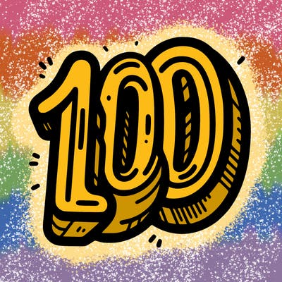 100