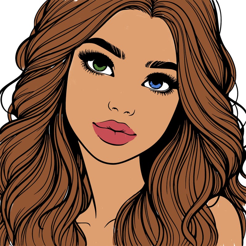 beautiful realistic girl