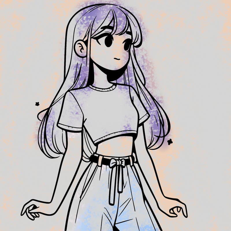 girl in a cute crop top