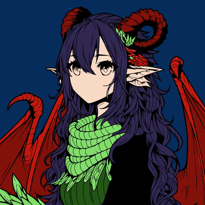 dragon girl realistic fantasy