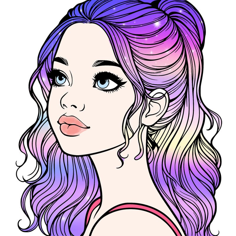 beautiful realistic girl