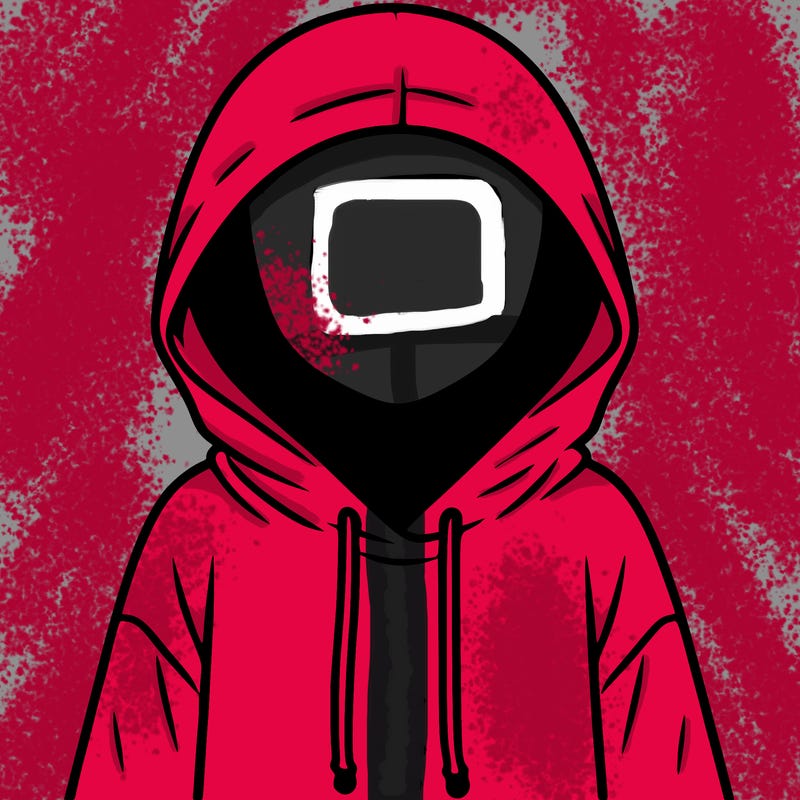 faceless girl in hoodie