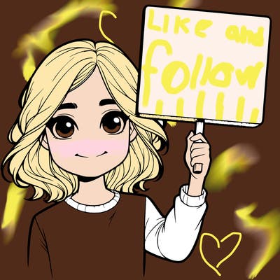 realistic girl holding up a sign