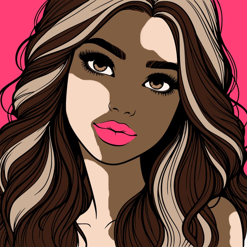 beautiful realistic girl