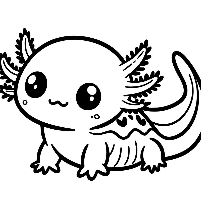 cute axolotl