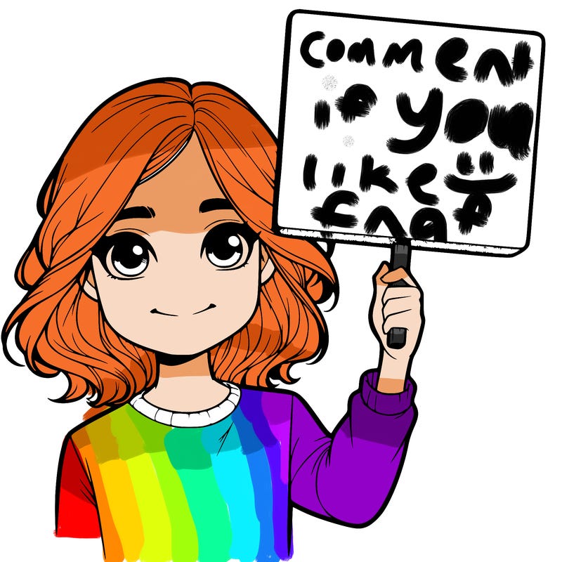 realistic girl holding up a sign