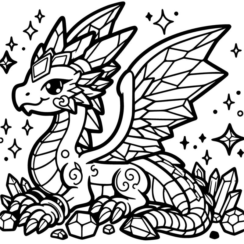 crystal dragon
