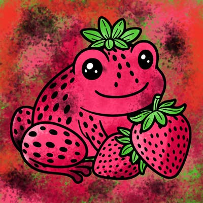 strawberry frog