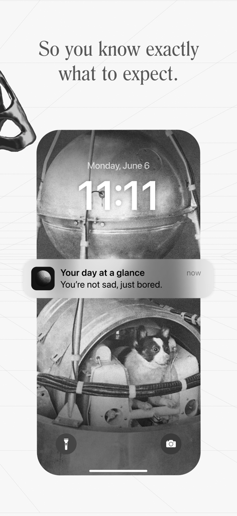 An iPhone lock screen showing a blunt push notification from the Co-Star astrology app.