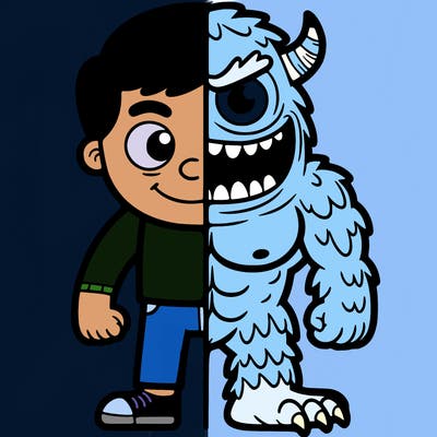 half man half monster