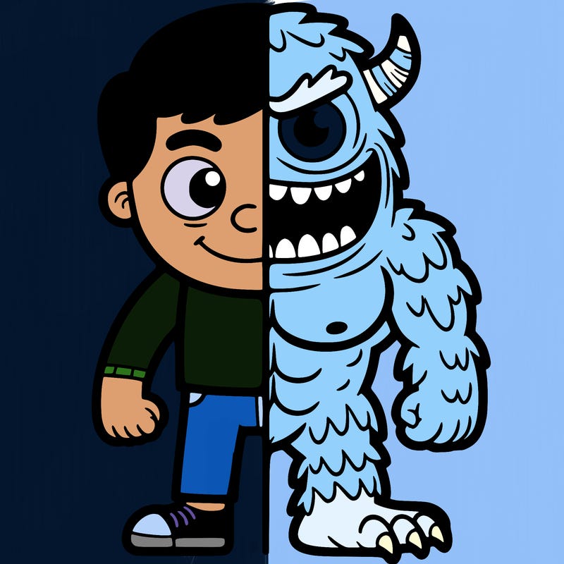 half man half monster