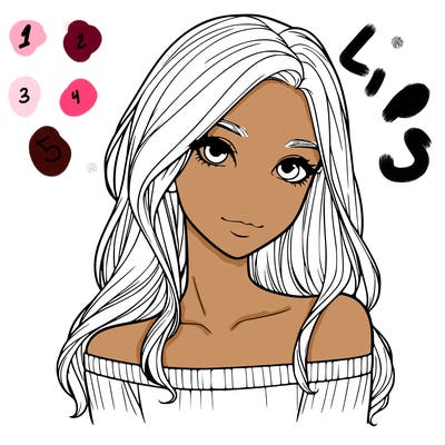 beautiful realistic girl