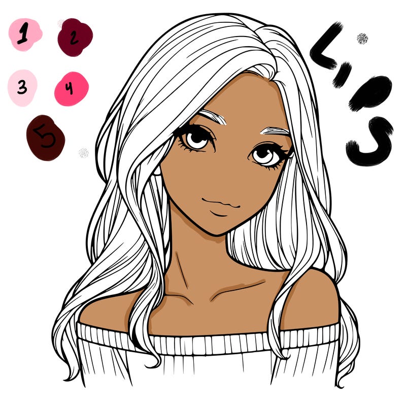 beautiful realistic girl