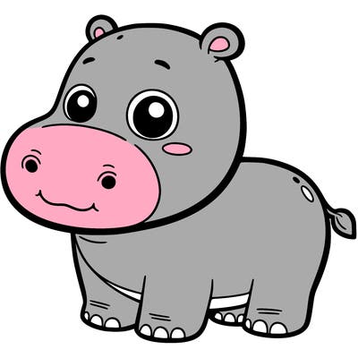 moo deng hippo
